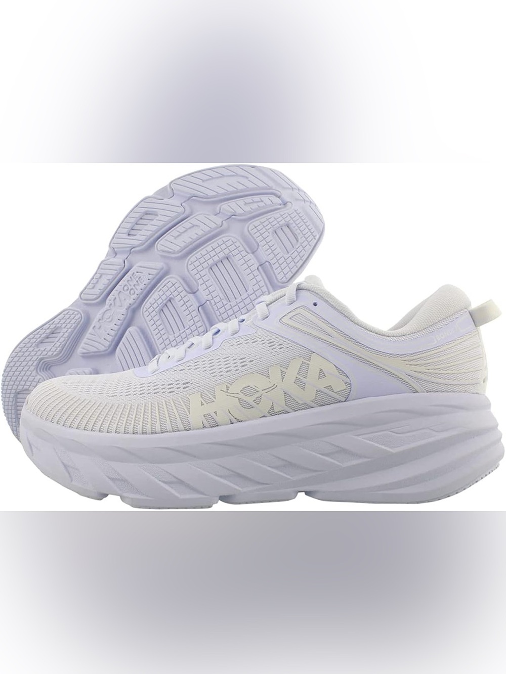 Hoka ONE ONE Bondi 7 White Size 9